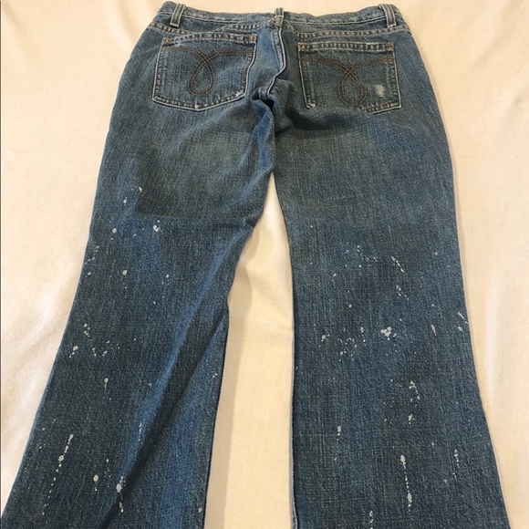 JUICY COUTURE Low Rise 00’s Cropped Blue Jeans - Picture 8 of 8